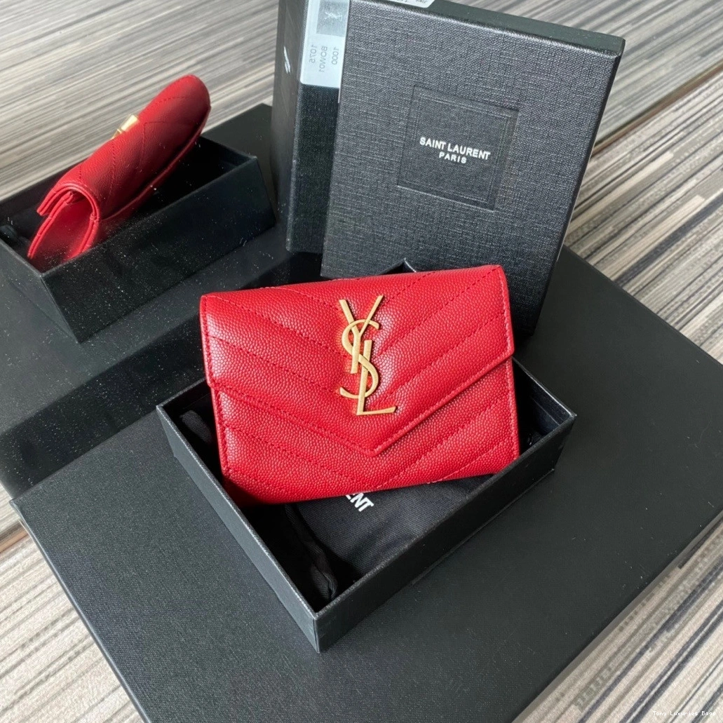 Tony Luxuries SMALL IN MONOGRAM WALLET YSL ENVELOPE 0811